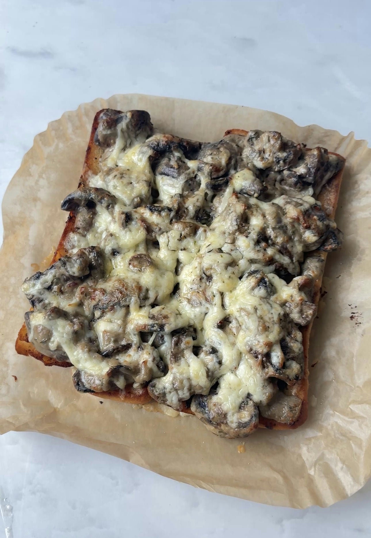 Air Fryer Boursin Mushrooms